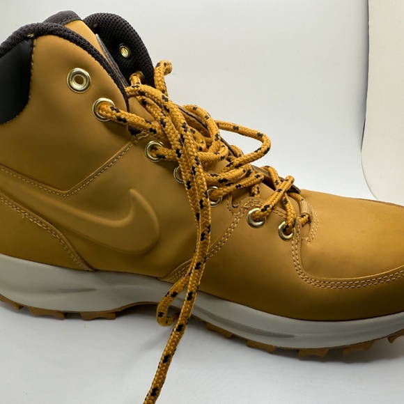 Nike Manoa Leather Boots Men's Size 8 - 454350-700 -Hiking, Trail, Lace-Up Shoes - Picture 8 of 11